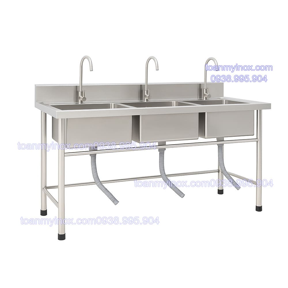 chậu rửa inox 3 hộc (3)